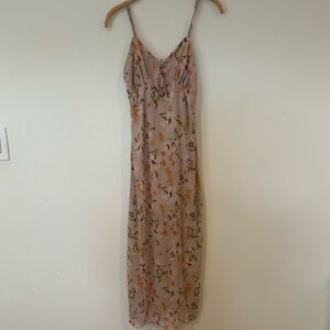 Floral Spaghetti Strap Dress